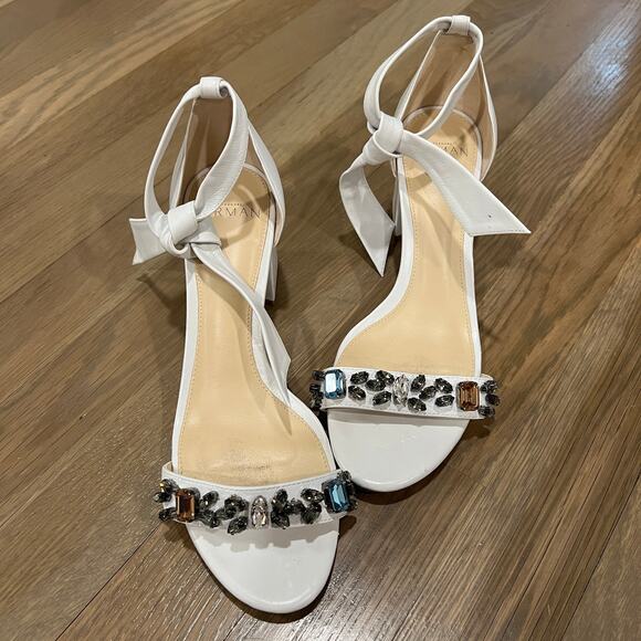 GUC Alexandre Birman Leather Printed Sandals 36.5